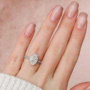 The Rosie Oval Pave Moissanite Ring - KNT - Engagement Rings, Wedding Bands & Fine Jewelry