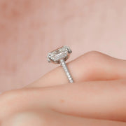 The Rosie Oval Pave Moissanite Ring - KNT - Engagement Rings, Wedding Bands & Fine Jewelry