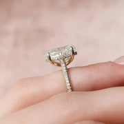 The Rosie Oval Pave Moissanite Ring - KNT - Engagement Rings, Wedding Bands & Fine Jewelry