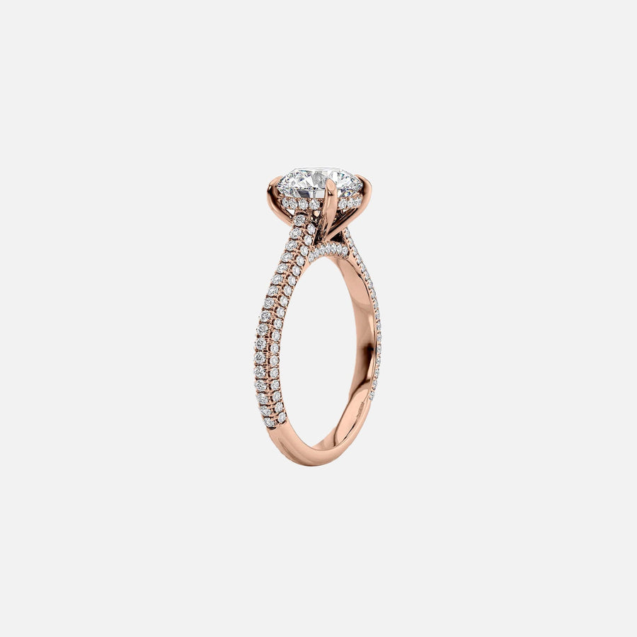 The Rosie Princess Pave Moissanite Ring - KNT - Engagement Rings, Wedding Bands & Fine Jewelry