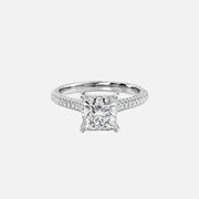 The Rosie Princess Pave Moissanite Ring - KNT - Engagement Rings, Wedding Bands & Fine Jewelry