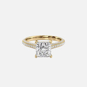 The Rosie Princess Pave Moissanite Ring - KNT - Engagement Rings, Wedding Bands & Fine Jewelry