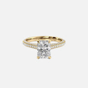 The Rosie Radiant Pave Moissanite Ring - KNT - Engagement Rings, Wedding Bands & Fine Jewelry