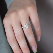 The Rosie Round Pave Moissanite Ring - KNT - Engagement Rings, Wedding Bands & Fine Jewelry