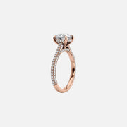 The Rosie Round Pave Moissanite Ring - KNT - Engagement Rings, Wedding Bands & Fine Jewelry