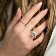  The Round Khloe Emerald Lab Diamond Ring 18k Yellow Gold 003 Final