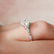  The Round Kristen Cushion Lab Diamond Ring 18k White Gold 004 Final
