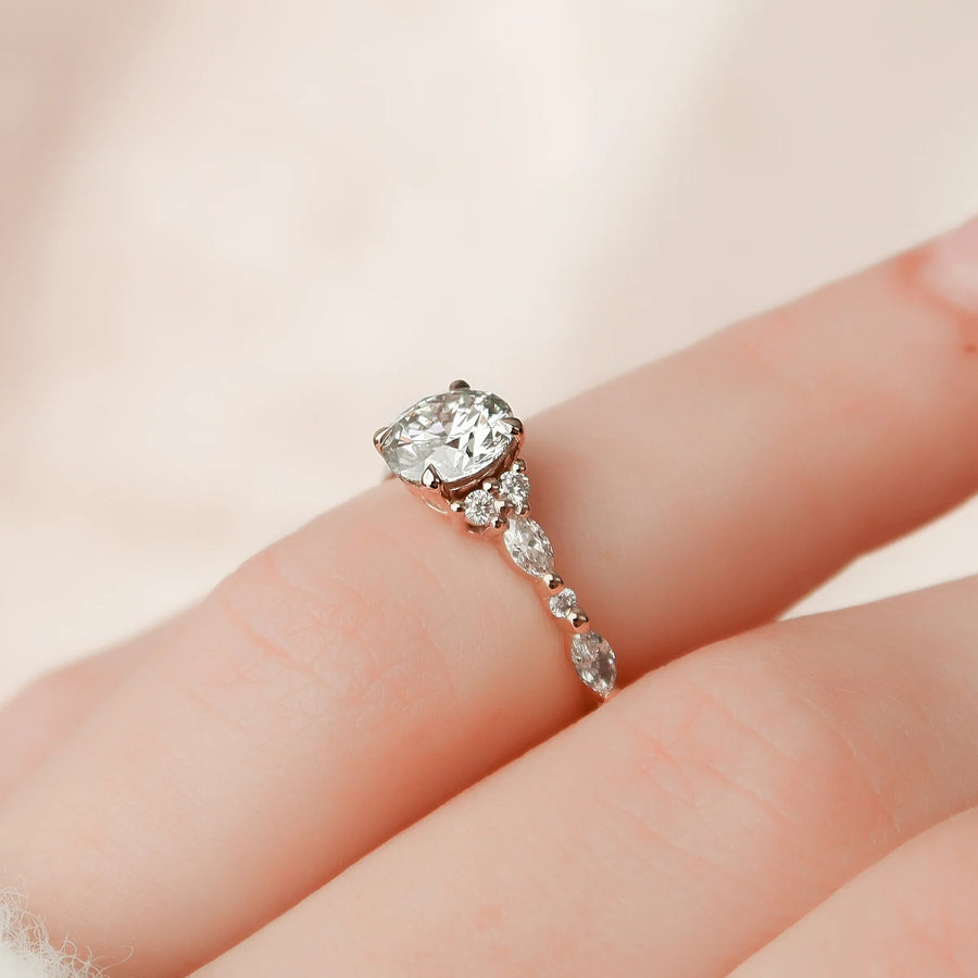  The Round Kristen Round Lab Diamond Ring 14k Rose Gold 004 Final