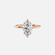 The Selena Marquise Solitaire Moissanite Ring - KNT - Engagement Rings, Wedding Bands & Fine Jewelry