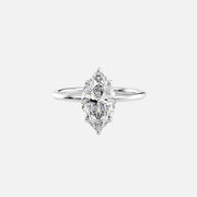 The Selena Marquise Solitaire Moissanite Ring - KNT - Engagement Rings, Wedding Bands & Fine Jewelry