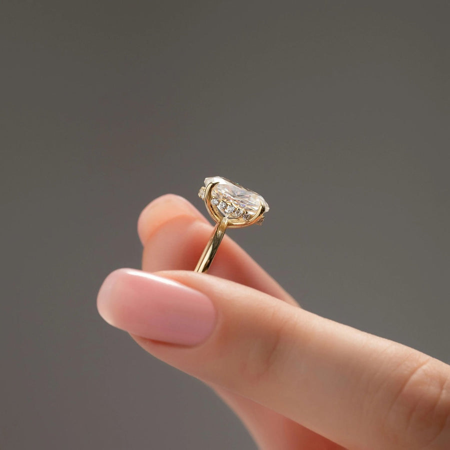 The Selena Oval Solitaire Moissanite Ring - KNT - Engagement Rings, Wedding Bands & Fine Jewelry