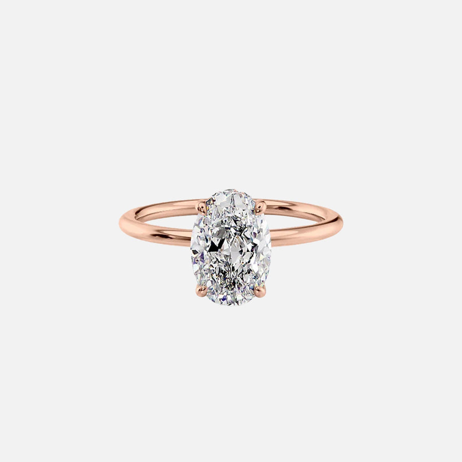 The Selena Oval Solitaire Moissanite Ring - KNT - Engagement Rings, Wedding Bands & Fine Jewelry