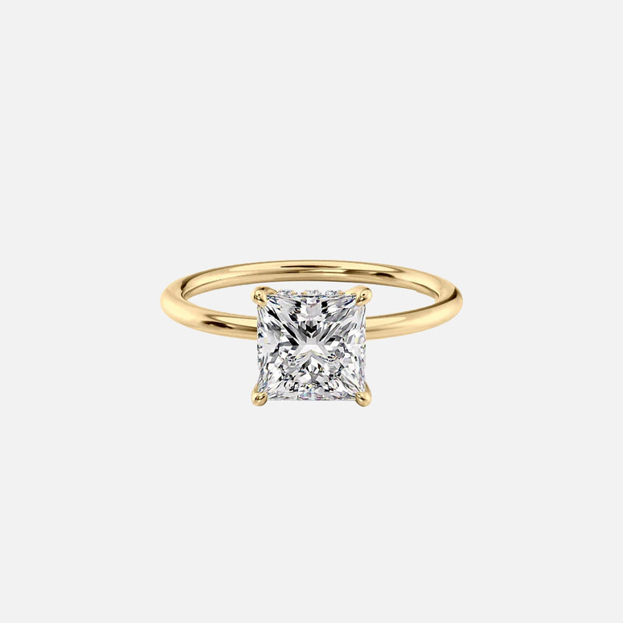 The Selena Princess Solitaire Moissanite Ring - KNT - Engagement Rings, Wedding Bands & Fine Jewelry
