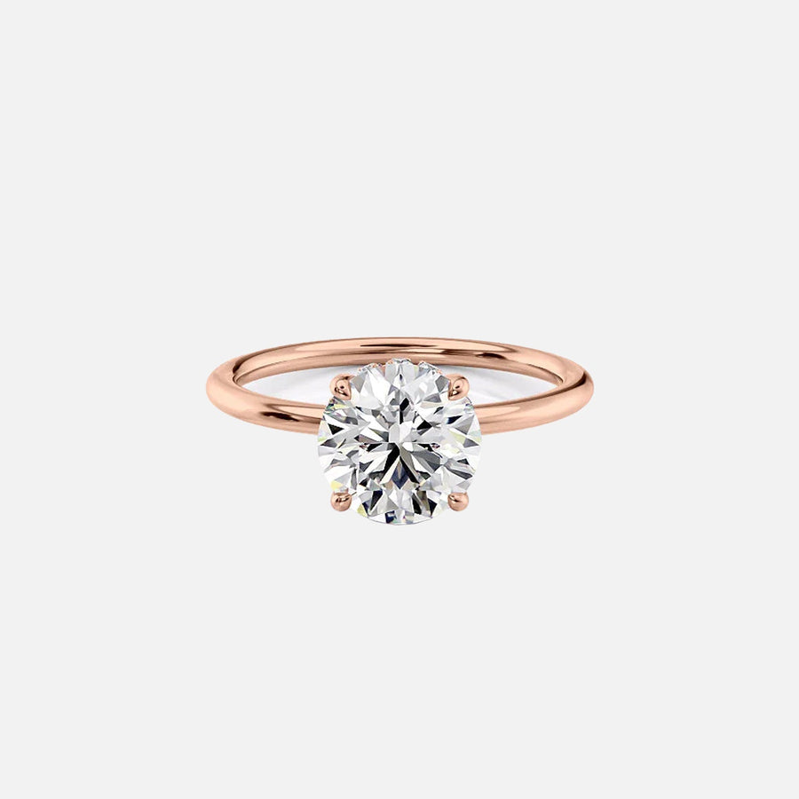 The Selena Round Solitaire Moissanite Ring - KNT - Engagement Rings, Wedding Bands & Fine Jewelry