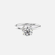 The Selena Round Solitaire Moissanite Ring - KNT - Engagement Rings, Wedding Bands & Fine Jewelry