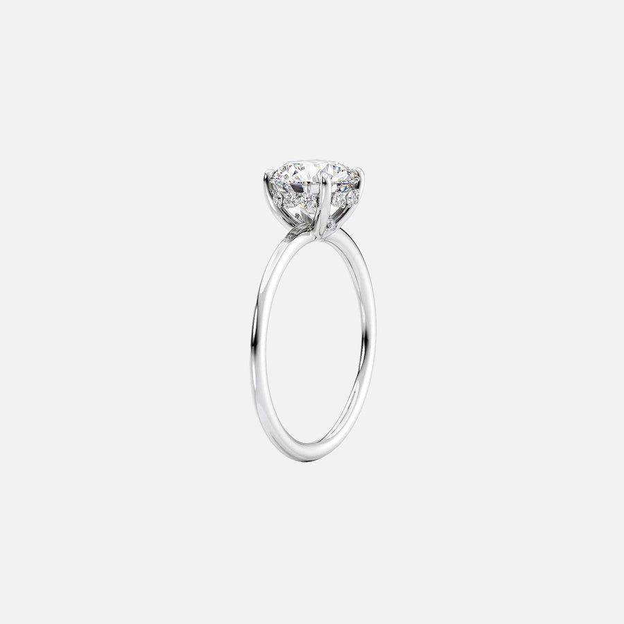 The Selena Round Solitaire Moissanite Ring - KNT - Engagement Rings, Wedding Bands & Fine Jewelry