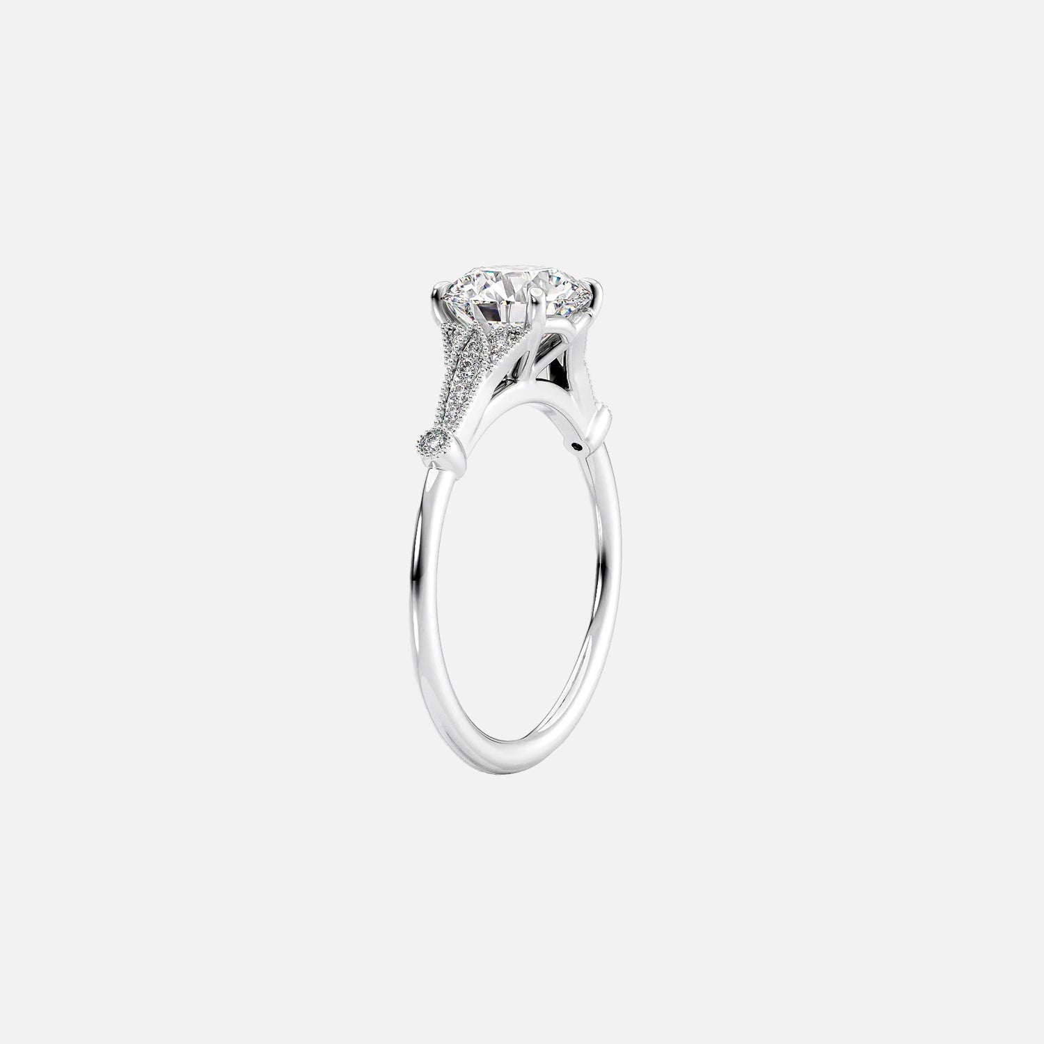 The Sharon Marquise Side Stone Moissanite Ring - KNT - Engagement Rings, Wedding Bands & Fine Jewelry