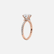 The Sia Cushion Pave Moissanite Ring - KNT - Engagement Rings, Wedding Bands & Fine Jewelry