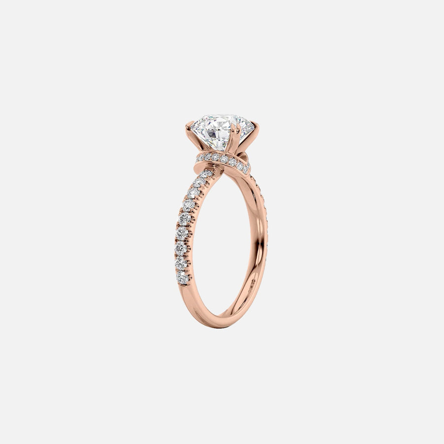 The Sia Cushion Pave Moissanite Ring - KNT - Engagement Rings, Wedding Bands & Fine Jewelry