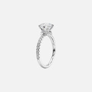 The Sia Cushion Pave Moissanite Ring - KNT - Engagement Rings, Wedding Bands & Fine Jewelry