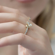 The Sia Cushion Pave Moissanite Ring - KNT - Engagement Rings, Wedding Bands & Fine Jewelry