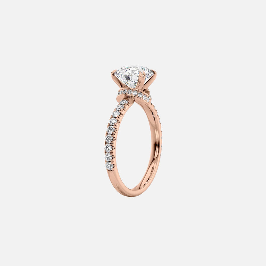 The Sia Emerald Pave Moissanite Ring - KNT - Engagement Rings, Wedding Bands & Fine Jewelry
