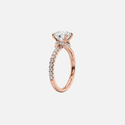 The Sia Oval Pave Moissanite Ring - KNT - Engagement Rings, Wedding Bands & Fine Jewelry
