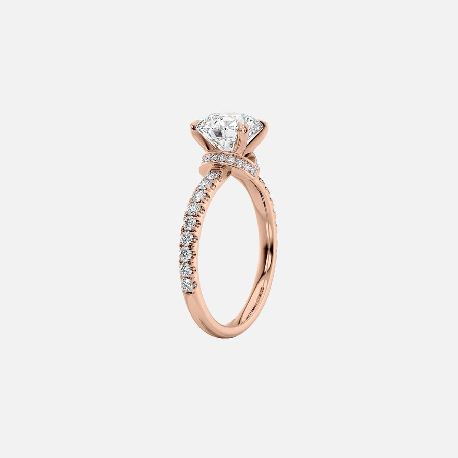 The Sia Oval Pave Moissanite Ring - KNT - Engagement Rings, Wedding Bands & Fine Jewelry