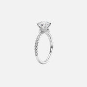 The Sia Oval Pave Moissanite Ring - KNT - Engagement Rings, Wedding Bands & Fine Jewelry