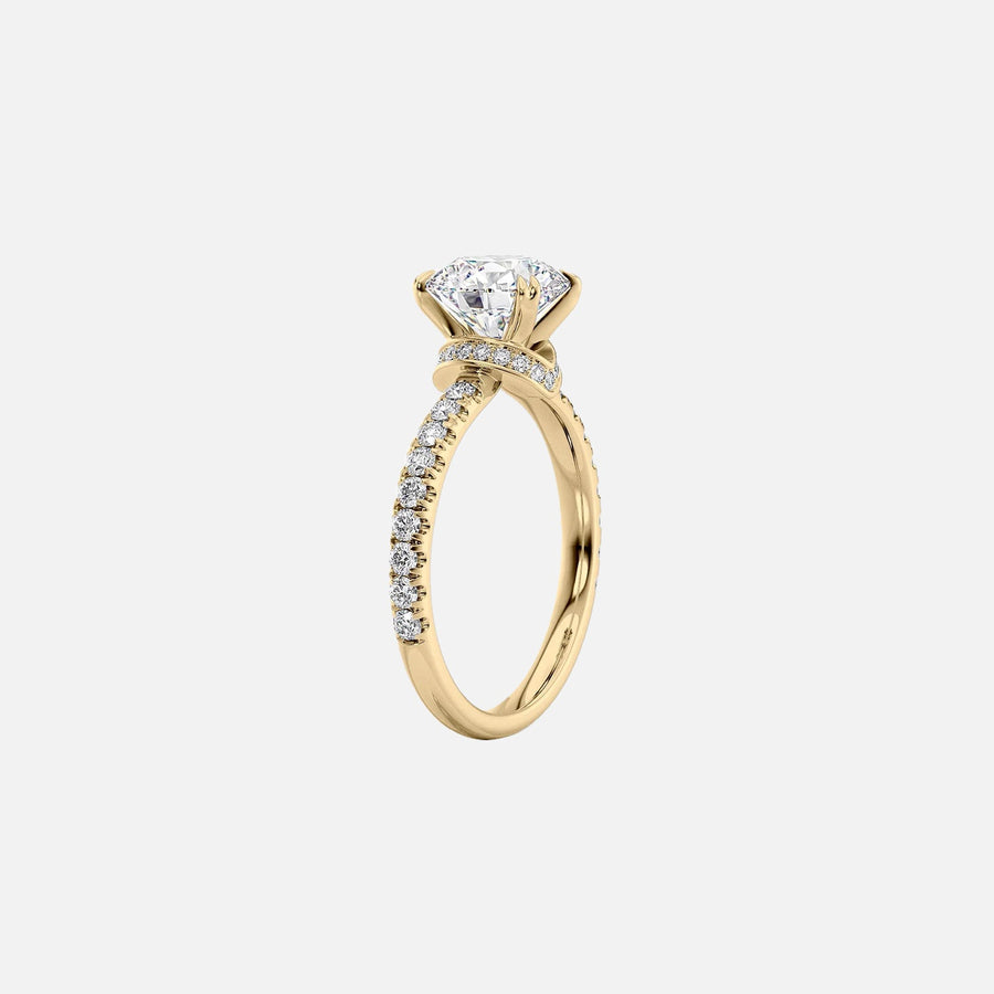The Sia Oval Pave Moissanite Ring - KNT - Engagement Rings, Wedding Bands & Fine Jewelry