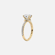 The Sia Oval Pave Moissanite Ring - KNT - Engagement Rings, Wedding Bands & Fine Jewelry