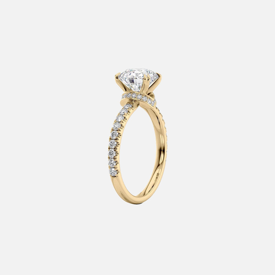 The Sia Radiant Pave Moissanite Ring - KNT - Engagement Rings, Wedding Bands & Fine Jewelry