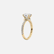The Sia Round Pave Moissanite Ring - KNT - Engagement Rings, Wedding Bands & Fine Jewelry