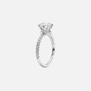 The Sia Round Pave Moissanite Ring - KNT - Engagement Rings, Wedding Bands & Fine Jewelry