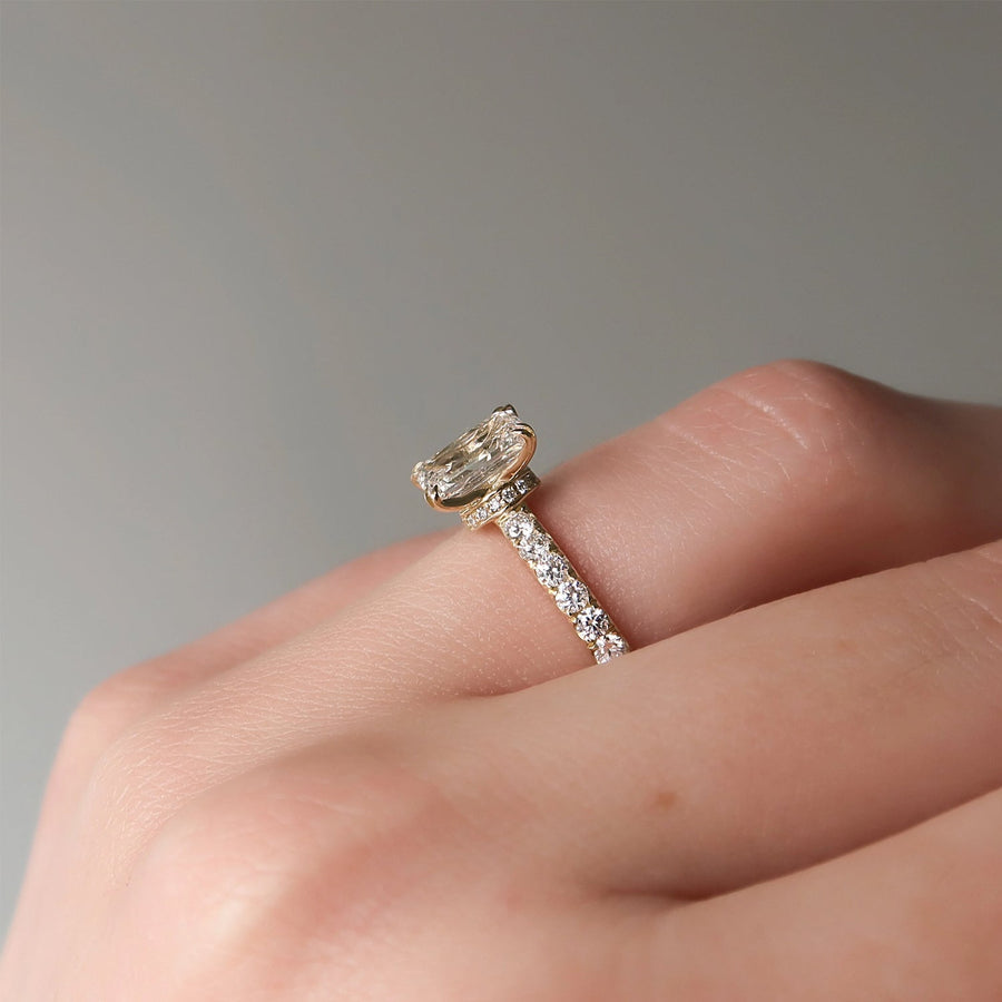  The Sofia Emerald Moissanite Ring 14k Yellow Gold 004 Final