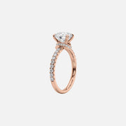  The Sofia Pear Moissanite Ring 14k Rose Gold 002