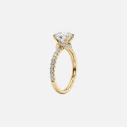  The Sofia Princess Lab Diamond Ring 18k Yellow Gold 002