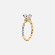  The Sofia Radiant Lab Diamond Ring 14k Yellow Gold 002