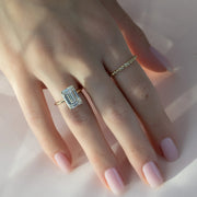  The Solitaire Alex Emerald Moissanite Ring 14k Yellow Gold 003 Final