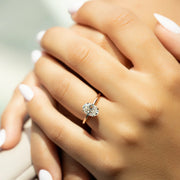  The Solitaire Alex Oval Moissanite Ring 14k Rose Gold 004 Final