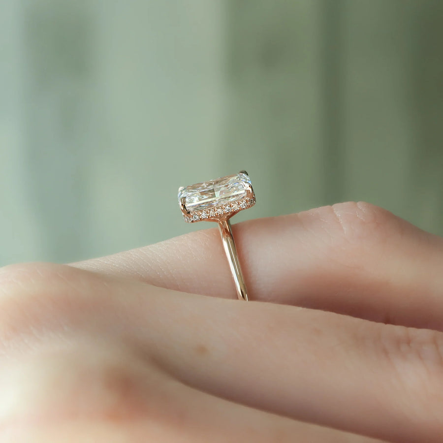  The Solitaire Alex Radiant Moissanite Ring 14k Rose Gold 004 Final
