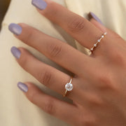  The Solitaire Alex Round Lab Diamond Ring 18k Yellow Gold 003