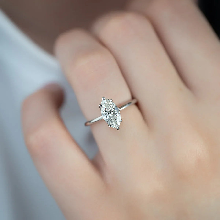  The Solitaire Alison Marquise Lab Diamond Ring 14k White Gold 003 Final