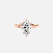  The Solitaire Alison Marquise Lab Diamond Ring 18k Rose Gold 001