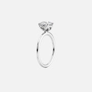  The Solitaire Alison Pear Moissanite Ring 14k White Gold 002
