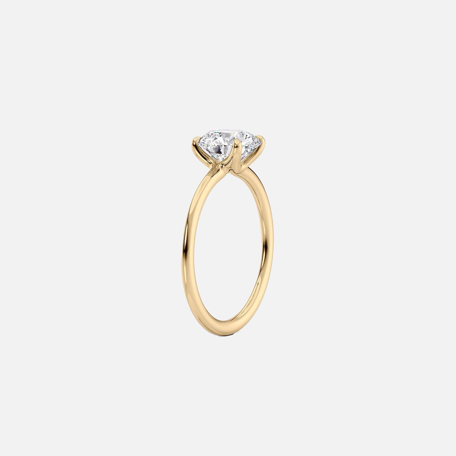  The Solitaire Ashley Marquise Lab Diamond Ring 14k Yellow Gold 002