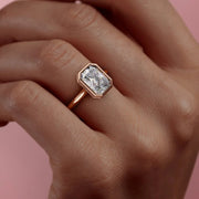  The Solitaire Charlotte Radiant Lab Diamond Ring 14k Rose Gold 005 Final