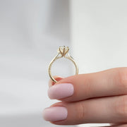  The Solitaire Claire Marquise Moissanite Ring 14k Yellow Gold 004 Final