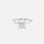  The Solitaire Claire Princess Lab Diamond Ring 14k White Gold 001