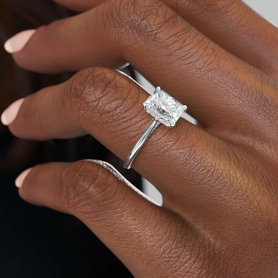  The Solitaire Claire Radiant Lab Diamond Ring 14k White Gold 005 Final